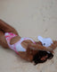 Tie dye Cutout Swimsuit