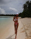 Tie dye Cutout Swimsuit